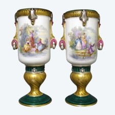 Paire vases vieux d'occasion  Charly-sur-Marne