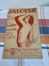Ancienne partition chanson d'occasion  Aix-les-Bains