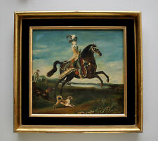 Vintage equestrian oil for sale  PENRYN