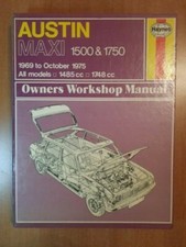 Haynes workshop manual for sale  CAMBERLEY
