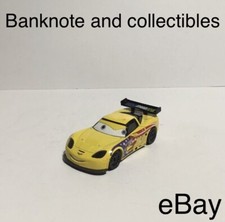 Carro de corrida Disney Pixar Cars 2 World Grand Prix Jeff Corvette metal fundido 1:55 comprar usado  Enviando para Brazil