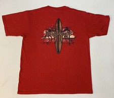 Camiseta Longboards Bar Restaurante Cancun México 2 Lados Grande Vermelha Praia de Surf comprar usado  Enviando para Brazil