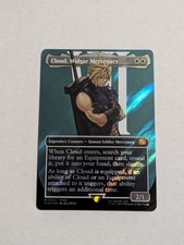 Cloud, Midgar Mercenary (Borderless) (Surge Foil) Final Fantasy Foil comprar usado  Enviando para Brazil