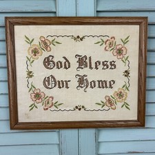 Vintage hand embroidered for sale  Benson