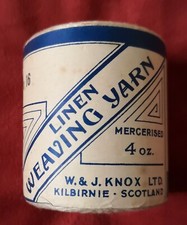 Vintage linen weaving for sale  TODMORDEN