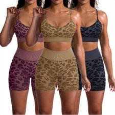 Conjunto de chaleco y leggings de yoga ropa deportiva entrenamiento fitness mujer ropa de gimnasio para damas segunda mano  Embacar hacia Mexico
