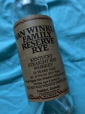 Pappy Van Winkle Family Reserve centeno 13 años botella vacía Buffalo Trace sin enjuagar segunda mano  Embacar hacia Argentina