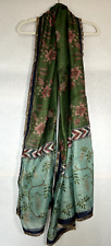 Scarf shawl green for sale  WITHERNSEA