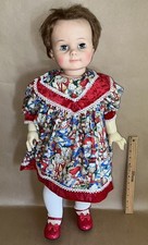 Boneca de brinquedo vintage Ideal Patti Playpal T28X-60 morena olhos azuis 1960 29" grande comprar usado  Enviando para Brazil