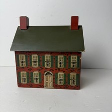Caixa de receitas vintage em forma de casa de madeira comprar usado  Enviando para Brazil