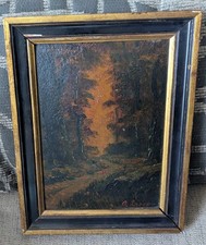 Tableau ancien huile d'occasion  Bardos