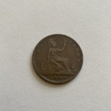 1860 penny for sale  NEWTON ABBOT