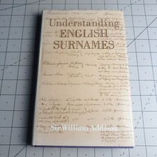 Understanding english surnames for sale  HASTINGS