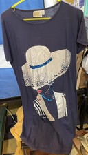 Pulôver de praia/lounge vintage feminino marca última saída com lantejoulas 100% algodão OSFA comprar usado  Enviando para Brazil