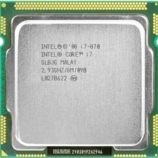 Intel Core i7-870 SLBJG 2.93GHz 8MB 4-Core LGA1156 soquete CPU - EUA - grau A comprar usado  Enviando para Brazil