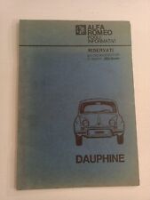 Alfa romeo dauphine usato  Roma