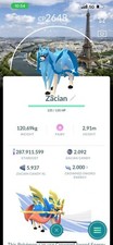 Pokemon Trade GO-Shiny Zacian-Paris Background Go Fest-1mil ou 20K poeira, usado comprar usado  Enviando para Brazil