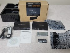 Kit de rede HDMI matriz HDBitT extensor sobre IP - transmissor, receptor, controle remoto comprar usado  Enviando para Brazil