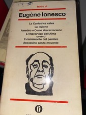 Eugene ionesco teatro. usato  Roma