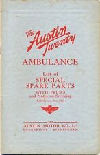 Austin twenty ambulance for sale  LEDBURY