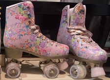 Usado, Patins femininos Impala roxo floral ajuste tamanho 7,5-8m comprar usado Usado, Patins femininos Impala roxo floral ajuste tamanho 7,5-8m comprar usado  Enviando para Brazil