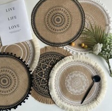 2pc round placemat for sale  LONDON