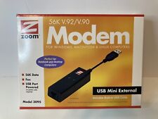 Usado, Modem USB Zoom Modelo 3095 - 56K V.92 Dados + Fax USB Mini Externo comprar usado  Enviando para Brazil