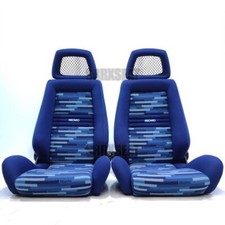 【1 PAR】AUTÊNTICO RECARO LXB DISPERSÃO AZUL CRUZADA Bom Estado comprar usado  Enviando para Brazil