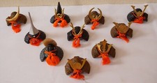 Conjunto De Capacete Miniatura x10 Mini-tamanho Sengoku-desenhos De Quioto Japão 0901B9G comprar usado  Enviando para Brazil