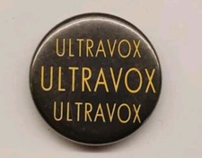 Vintage badge. ultravox. for sale  CHIPPENHAM