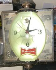 vintage budweiser clock for sale  Tamworth