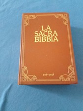 Sacra bibbia edizione usato  Desio