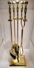 Vintage brass fireplace for sale  West Covina