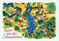 Ansichtskarte landkarte schwie gebraucht kaufen  Zschopau