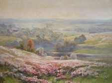 Gemälde landschaft blühende gebraucht kaufen  Bad Karlshafen