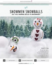 Anita goodesign snowmen for sale  UK