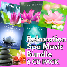 SERENITY SPA RELAXATION MUSIC CD BUNDLE V 1-6 SALON SPA MASSAGE THERAPIES X6 CD comprar usado  Enviando para Brazil