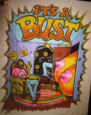 IT'S A BUST VINTAGE 1970'S HEADSHOP FERRO NA TRANSFERÊNCIA -BOM, B-19 comprar usado  Enviando para Brazil