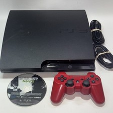 Sony PlayStation 3 PS3 Slim 160GB CECH-3001A com Controle e Jogo 4.66FW Testado comprar usado  Enviando para Brazil