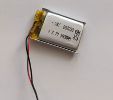3.7v 300mah lithium for sale  BIRMINGHAM