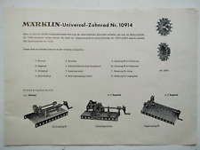 Märklin bauanleitung zahnrad gebraucht kaufen Märklin bauanleitung zahnrad gebraucht kaufen  Moritzburg