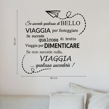 Wall stickers frase usato  Napoli
