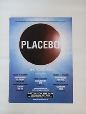 Placebo tour dates for sale  HARLOW