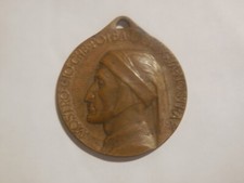 Medaglia centenario dante usato  San Casciano in Val di Pesa