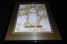 2004 Absolut Snap Vanilla Vodka 11x14 Emoldurado ORIGINAL Anúncio Vintage  comprar usado  Enviando para Brazil