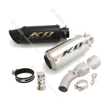 Usado, Sistema de pontas silenciadoras pretas tubo de escape médio para Kawasaki Ninja 650 Z650 2023-2025 comprar usado  Enviando para Brazil