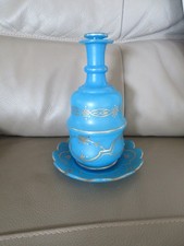 Antique blue opaline d'occasion  Expédié en Belgium