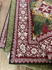 Usado, Colcha queen paisley cottage country 100% algodão reversível comprar usado  Enviando para Brazil