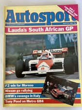 Autosport magazine lauda for sale  CHICHESTER
