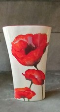Poppy printed vase for sale  SEAFORD